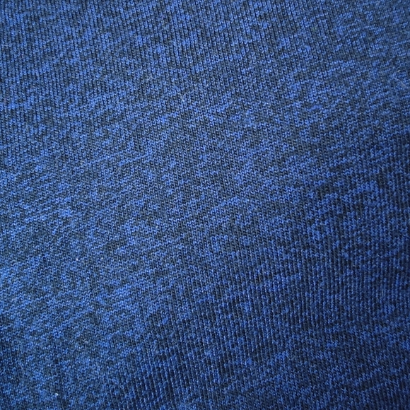 Extra Soft Heather Blue Long Sleeve Henley - Picture 3 of 4